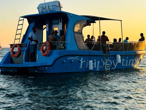 Ponta da Piedade cliffs seen on the Lagos to Benagil Cave catamaran